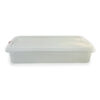 Tupper de plástico hermético rectangular. Tartera para comida reutilizable con tapa, apto para microondas, lavavajillas y congelador | Medidas: 325x176x65 2,8L Pack de 3 y 6 unidades |