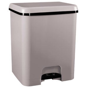 2549.jpg Cubo de Basura con Pedal | Capacidad de 52 litros | Cubo Reciclaje | Cubo de Basura Orgánico Cocina | 1 unidad Piezas Extraíbles | Limpieza Fácil |