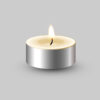 Velas Blancas | Unidades | Velas de Té Calientaplatos | Tealight | Velas Decorativas Sin Perfume | Velas para Cena Romantica en Casa |