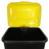 3154_cubo_basura_pedal_plastico_amarillo_general_2.jpg Cubo de Basura con Pedal | Capacidad de 80 litros | Cubo Reciclaje | Cubo de Basura Orgánico Cocina | 1 unidad Piezas Extraíbles | Limpieza Fácil | con ruedas |