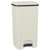 COM-FORT HOUSE | Cubo de Basura con Pedal | Capacidad de 37 litros | Cubo Reciclaje | Color Verde Salvia | Cubo de Basura Orgánico Cocina | 1 unidad | Piezas Extraíbles | Limpieza Fácil