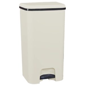 31OEnwNlvsL._SL1024_.jpg COM-FORT HOUSE | Cubo de Basura con Pedal | Capacidad de 37 litros | Cubo Reciclaje | Color Verde Salvia | Cubo de Basura Orgánico Cocina | 1 unidad | Piezas Extraíbles | Limpieza Fácil