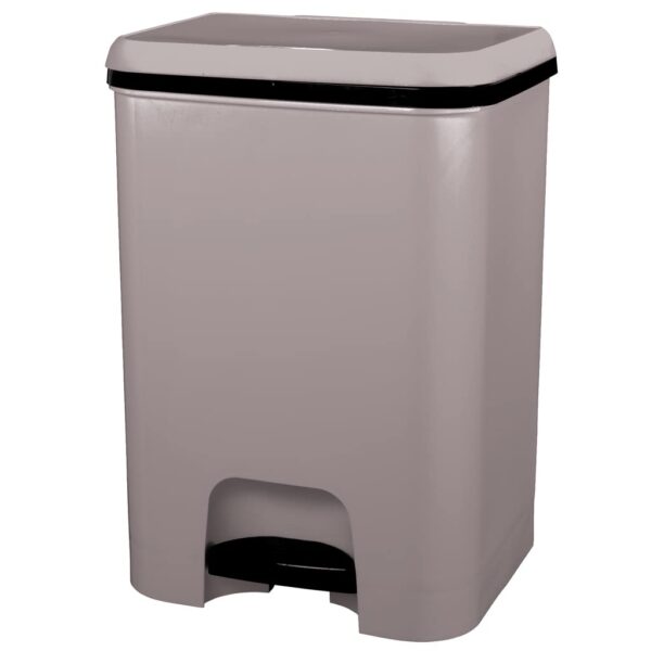 41aFJ-zwJPL._SL1024_.jpg COM-FORT HOUSE | Cubo de Basura Pedal | Capacidad de 26 litros | Cubo Reciclaje| Color Marrón | Cubo de Basura Cocina | Piezas Extraíbles | Limpieza Fácil