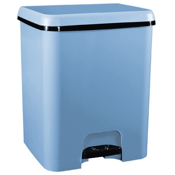 41hj5gQLGBL._SL1024_.jpg COM-FORT HOUSE | Cubo de Basura Pedal | Capacidad de 52 litros | Cubo Reciclaje con Separación | Color Azul | Cubo de Basura Cocina | Cubo DUO| Limpieza Fácil