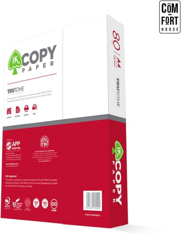 Folios Marca Smart Copy | Caja 500 Folios | DIN A4 y 80 grs | Paquetes para Oficina, Hogar | Folios para Impresoras Láser y de Inyección-Fotocopiadora-Fax | Pack de 15 Paquetes