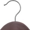 51ofMwjM4EL._AC_SL1000_.jpg COM-FORT HOUSE | Percha de Madera con Pinzas de Metal | Color Nogal | Diseño Elegante | Gancho de Acero Inoxidable Giratorio | Pack de 12 Unidades de 45cm | Muescas para Tirantes |