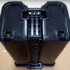 COM-FORT HOUSE | Cubo de Basura con Pedal | Capacidad de 80 litros | Cubo Reciclaje | Color Negro | Cubo de Basura Orgánico Cocina | Lote 4 unidades | Piezas Extraíbles | Limpieza Fácil | con ruedas