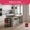 716E6rFuMaL._AC_SL1500_.jpg COM-FORT HOUSE | Cajonera Apilable de Plástico | Modelo Iris | Diseño Cocina | Modelo de 4 Cajones | Cajones de Almacenamiento Modular