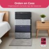 716IHkKy-NL._AC_SL1500_.jpg COM-FORT HOUSE | Cajonera Apilable de Plástico | Modelo Iris | Diseño Mosaico | Modelo de 4 Cajones | Cajones de Almacenamiento Modular
