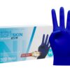 71Be49b2TyL._SL1500_.jpg COM-FORT HOUSE - Guantes nitrilo desechables - Color Azul- Colección Softskim - Guantes de Látex sin Polvo - Disponible en tallas M, 100und