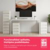 71DBXZLf78L._AC_SL1500_.jpg COM-FORT HOUSE | Cajonera Apilable de Plástico | Modelo Ondas | Color Blanco Roto | Modelo de 4 Cajones | Cajones de Almacenamiento Modular