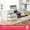 71M8OhEhHJL._AC_SL1500_.jpg COM-FORT HOUSE | Cajonera Apilable de Plástico | Modelo Lineas | Color Blanco| Modelo de 3 Cajones | Cajones de Almacenamiento Modular