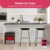 71NE-U5EZvL._AC_SL1500_.jpg COM-FORT HOUSE | Cajonera Apilable de Plástico | Modelo Iris | Diseño Cocina | Modelo de 3 Cajones | Cajones de Almacenamiento Modular
