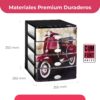 71TW9ZAGTeL._AC_SL1500_.jpg COM-FORT HOUSE | Cajonera Apilable de Plástico | Modelo Moto | Color Negro| Modelo de 4 Cajones | Cajones de Almacenamiento Modular