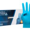 71VvHWKaYVL._SL1500_.jpg COM-FORT HOUSE - Guantes nitrilo desechables - Color Azul- Colección Touch - Guantes de Látex sin Polvo - Disponible en tallas XS, 100 und