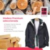 COM-FORT HOUSE | Perchas de Madera | Color Natural | Diseño Elegante | Madera Maciza | Perchas con Garra | para Trajes | Pack de 40 Unidades | Gancho de Acero Inoxidable Giratorio |
