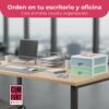 71ceqPc9YGL._AC_SL1500_.jpg COM-FORT HOUSE | Cajonera Apilable de Plástico | Modelo Multicolor | Color Blanco | Modelo de 2 Cajones | Cajones de Almacenamiento Modular