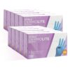 71eWVCBbzGL._SL1500_.jpg COM-FORT HOUSE - Guantes nitrilo desechables - Color Azul- Colección Dermolite - Guantes de Látex sin Polvo - Disponible en tallas XS, 100und