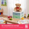 71g3oMOM3L._AC_SL1500_.jpg COM-FORT HOUSE | Cajonera Apilable de Plástico | Modelo Multicolor | Color Blanco | Modelo de 2 Cajones | Cajones de Almacenamiento Modular