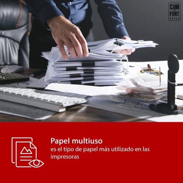 Folios Marca Smart Copy | Caja 500 Folios | DIN A4 y 80 grs | Paquetes para Oficina, Hogar | Folios para Impresoras Láser y de Inyección-Fotocopiadora-Fax | Pack de 15 Paquetes