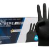 71kxd8OWpfL._SL1500_.jpg COM-FORT HOUSE - Guantes Nitrilo Resistentes - Color Negro- Colección Extreme Lite - Guantes de Látex sin Polvo - Disponible en tallas M, 100 und
