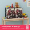 71xQl4iw7L._AC_SL1500_.jpg COM-FORT HOUSE | Cajonera Apilable de Plástico | Modelo Moto | Color Negro| Modelo de 4 Cajones | Cajones de Almacenamiento Modular