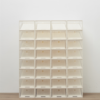 Caja para Zapatos Transparente | Cajas Organizadoras | Almacenamiento de Zapatos Plegables y Apilables | Mueble Zapatero | Cajas Almacenaje Plástico Con Separador |