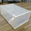 Caja para Zapatos Transparente | Cajas Organizadoras | Almacenamiento de Zapatos Plegables y Apilables | Mueble Zapatero | Cajas Almacenaje Plástico Con Separador |