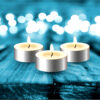 Velas Blancas | Unidades | Velas de Té Calientaplatos | Tealight | Velas Decorativas Sin Perfume | Velas para Cena Romantica en Casa |