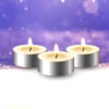 Velas Blancas | Unidades | Velas de Té Calientaplatos | Tealight | Velas Decorativas Sin Perfume | Velas para Cena Romantica en Casa |