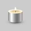Velas Blancas | Unidades | Velas de Té Calientaplatos | Tealight | Velas Decorativas Sin Perfume | Velas para Cena Romantica en Casa |