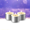Velas Blancas | Unidades | Velas de Té Calientaplatos | Tealight | Velas Decorativas Sin Perfume | Velas para Cena Romantica en Casa |