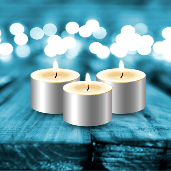 Velas Blancas | Unidades | Velas de Té Calientaplatos | Tealight | Velas Decorativas Sin Perfume | Velas para Cena Romantica en Casa |