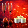 Velas Blancas | Unidades | Velas de Té Calientaplatos | Tealight | Velas Decorativas Sin Perfume | Velas para Cena Romantica en Casa |