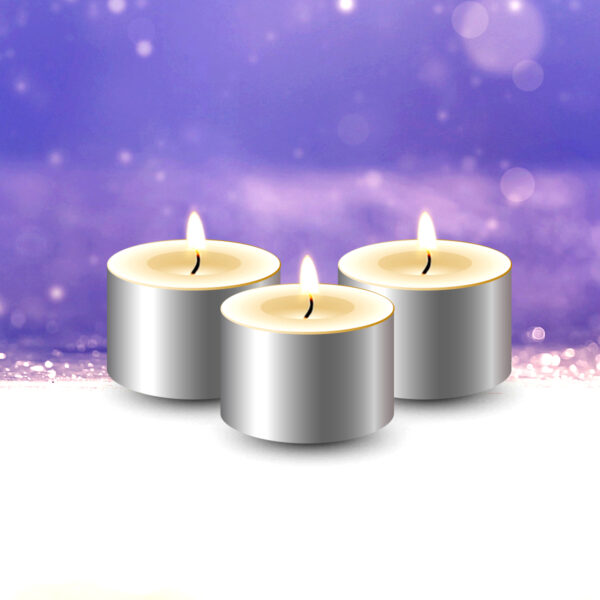 Velas Blancas | Unidades | Velas de Té Calientaplatos | Tealight | Velas Decorativas Sin Perfume | Velas para Cena Romantica en Casa |