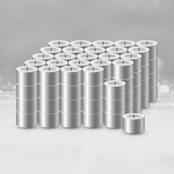 Velas Blancas | Unidades | Velas de Té Calientaplatos | Tealight | Velas Decorativas Sin Perfume | Velas para Cena Romantica en Casa |