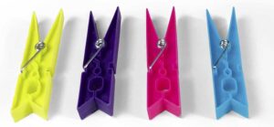 plastico-2.jpg Pinzas de Plástico | Cesta de Plástico Rectangular Pinzas para la Ropa | Resistente al Óxido y la Humedad | Agarre Fuerte Packs