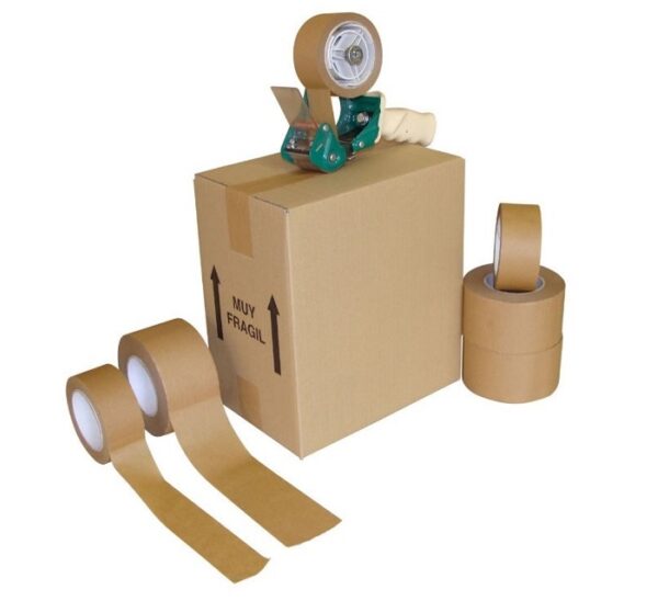 rollos-cinta-embalaje-adhesivos-2.jpg Cinta Adhesiva | Color Marrón o Transparente | Cinta para Embalar Perfecta para Envíos y Mudanzas | Cinta Adhesiva para paquetes | 48mm x 66m Pack de 6, 12, 18, y 36 unidades |